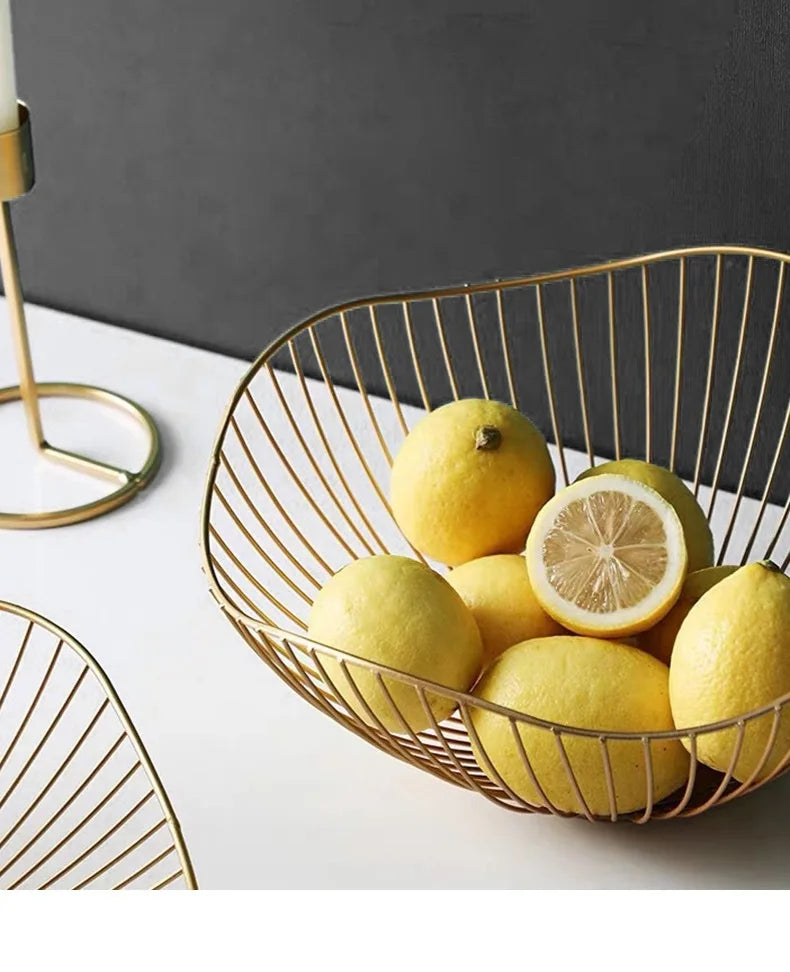 Modern Iron Fruit Basket