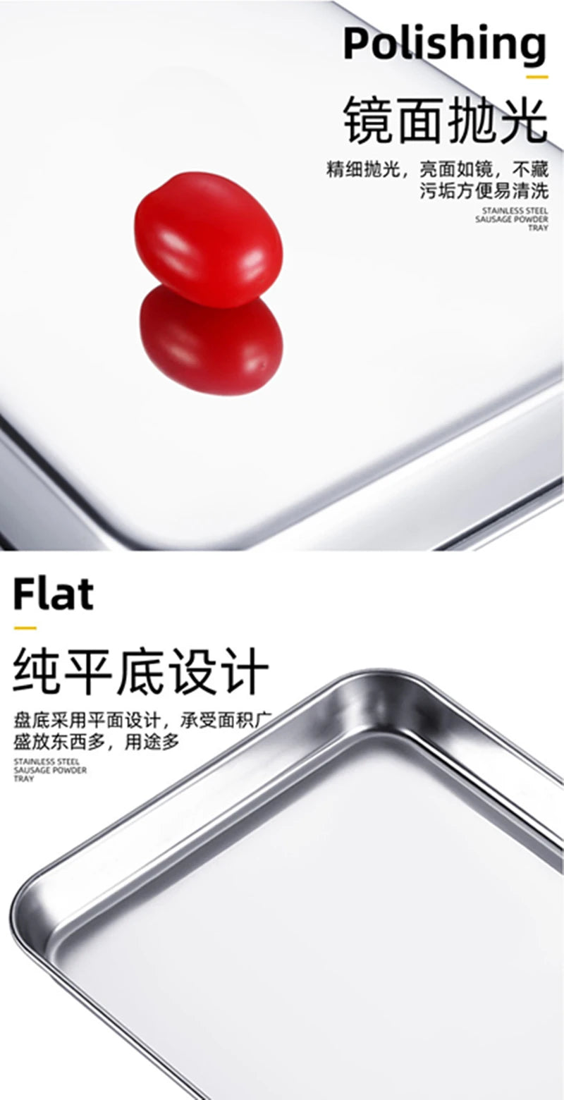 Stainless Steel Kitchen Storage Tray