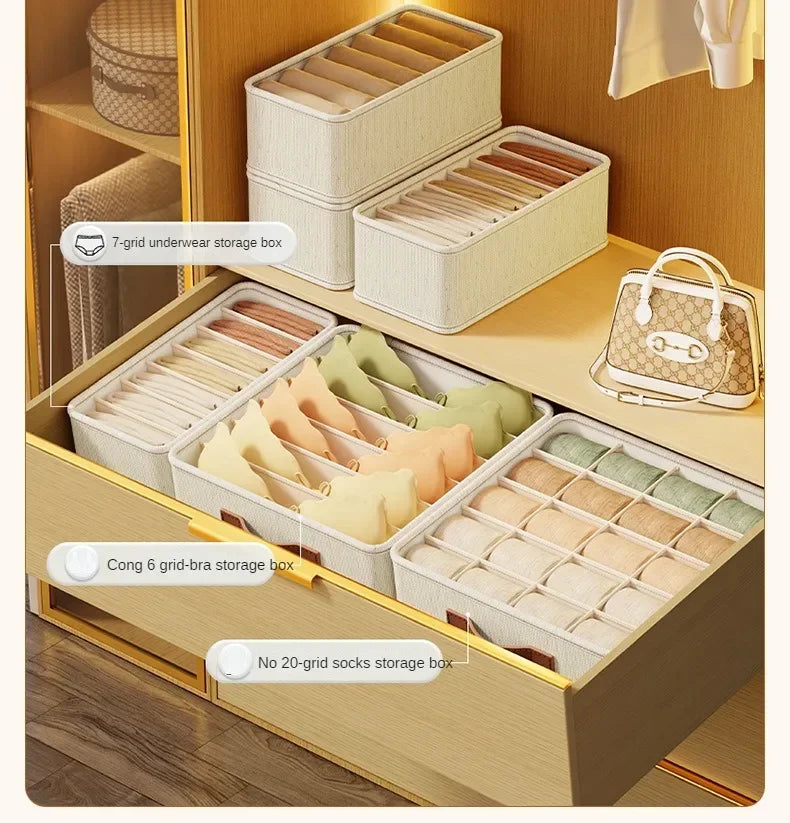 Multifunctional Foldable Drawer Organizer