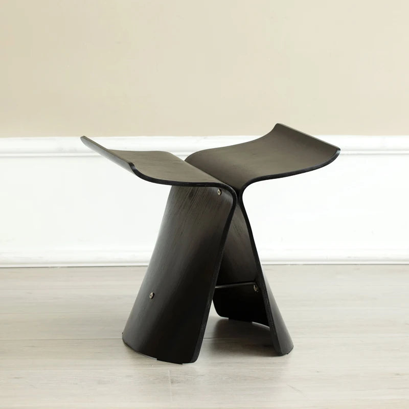 Furniture Butterfly Stool Living Room Sofa Chair Porch Shoe Changing Stool Small Bench Creative Mobile Seat Chair For Leisure
