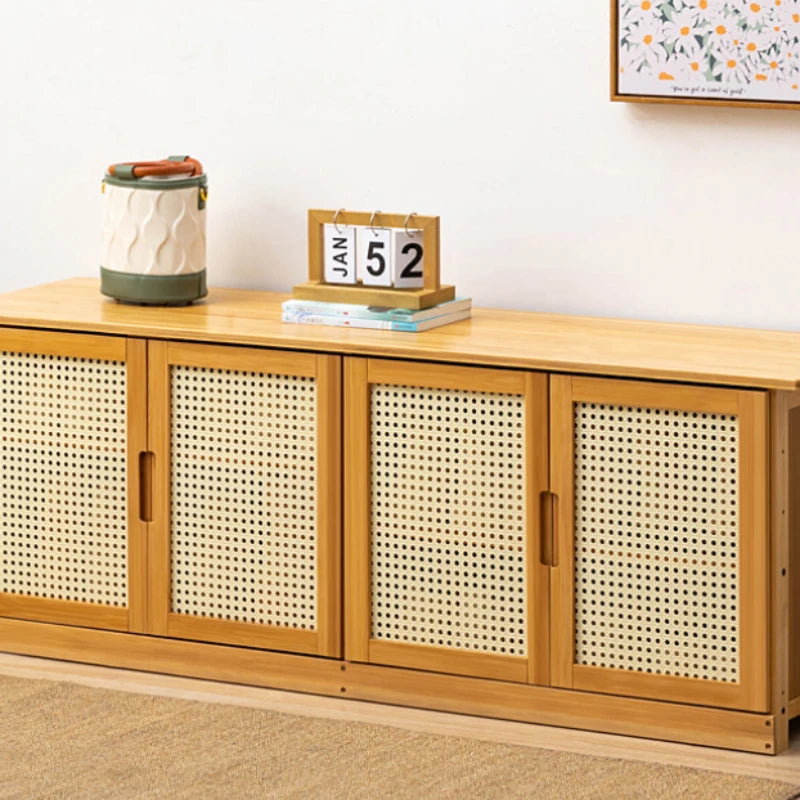 Home Entryway Shoe Bench Sit and Store Shoe Cabinet Breathable Dust-Proof Shoe Organizer Long Bench Shoe Rack for Doorway