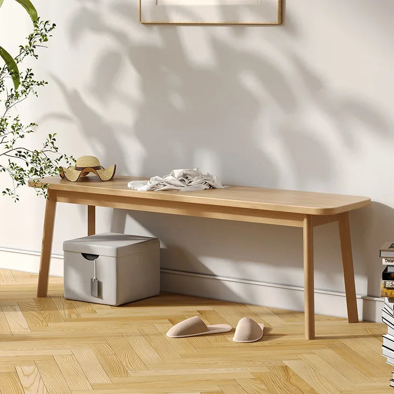 Walnut Bed Tail Stool Household Double Dining bench Can Sit Type Change Shoe Stool Fitting Room Rest Stool Chinese Style