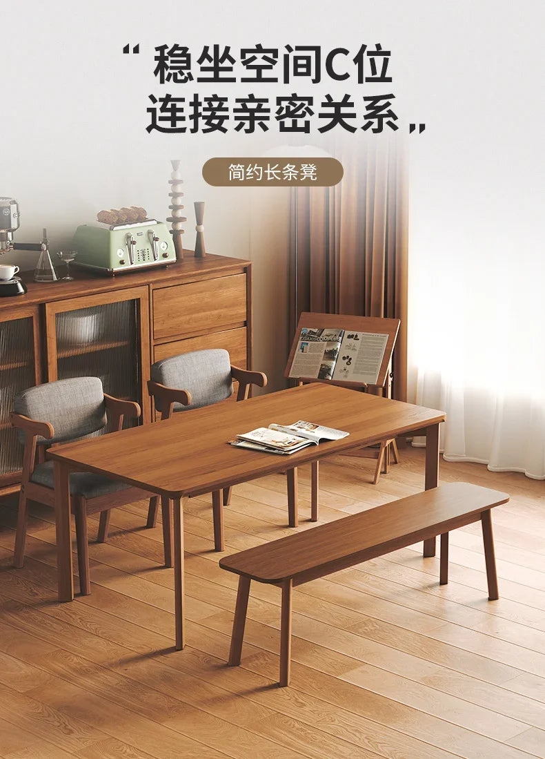 Walnut Bed Tail Stool Household Double Dining bench Can Sit Type Change Shoe Stool Fitting Room Rest Stool Chinese Style