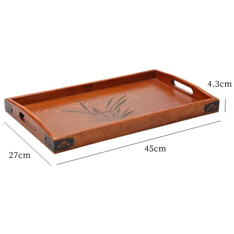 Japanese Wooden Serving Tray