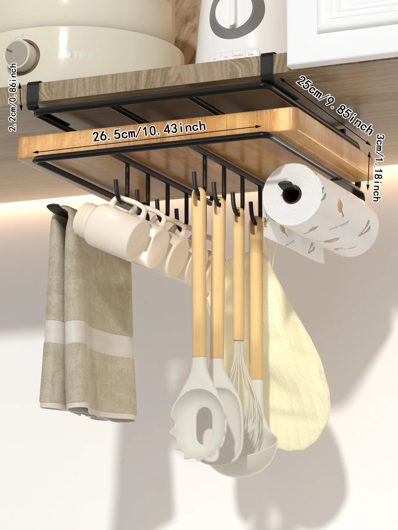 Under-Cabinet Hanging Rack