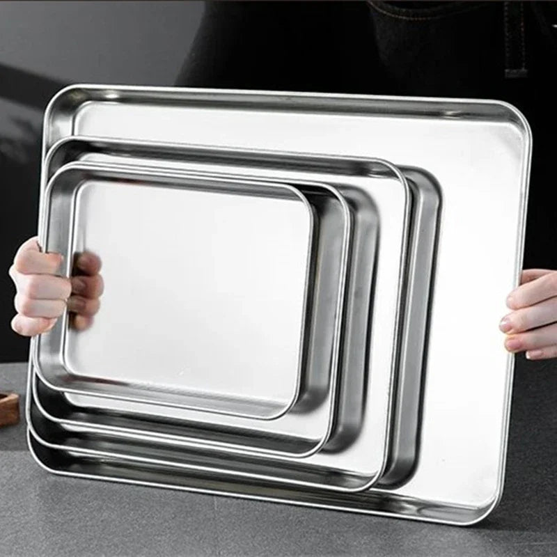 Stainless Steel Serving Tray