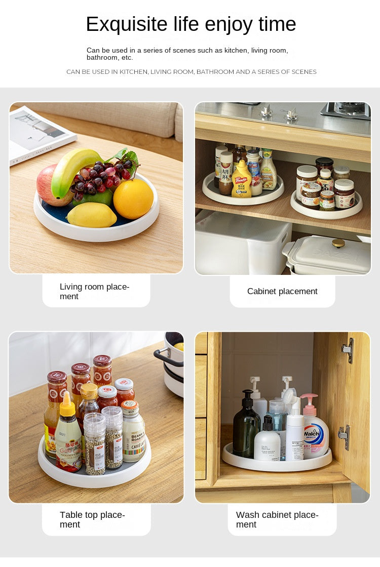 360° Rotating Anti-Slip Kitchen Storage Rack