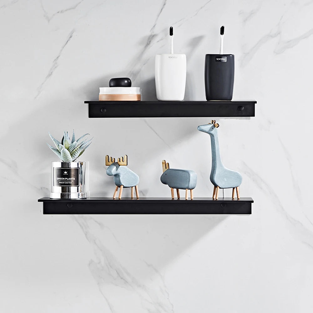 Minimalist Aluminium Bathroom Floating Shelf