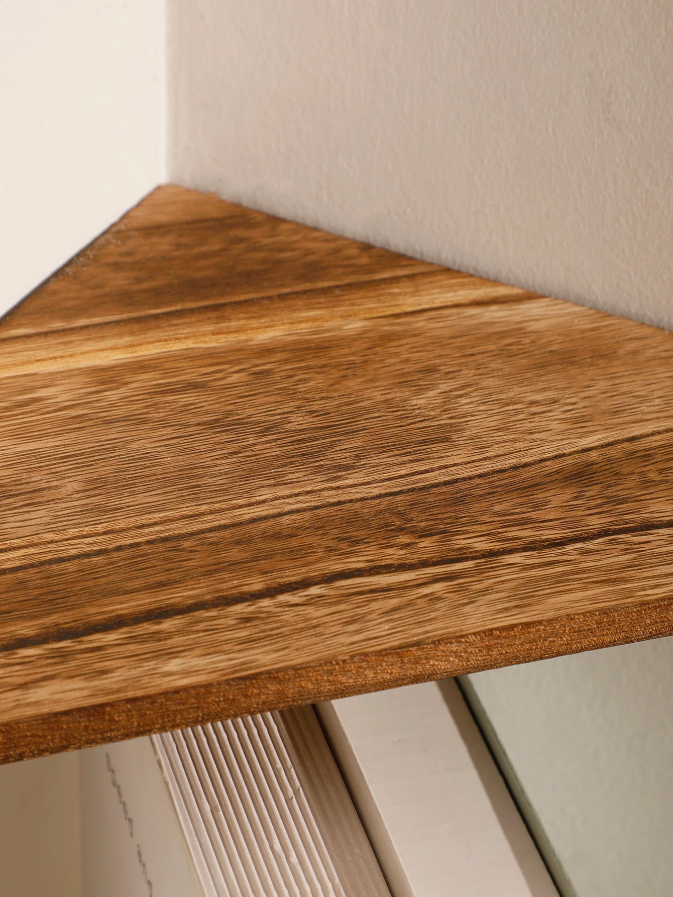 Rustic Wooden Floating Shelf