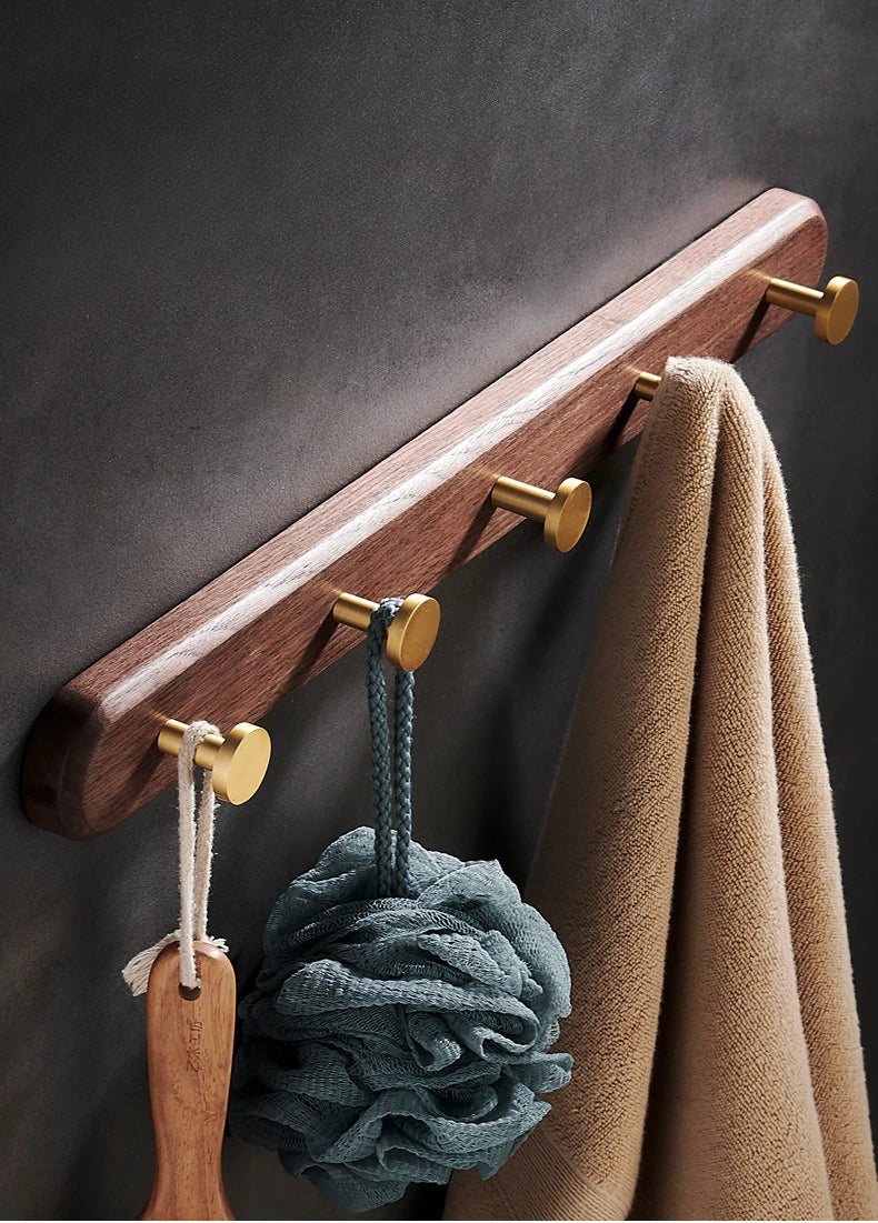 Wall-Mounted Wooden Coat Hook