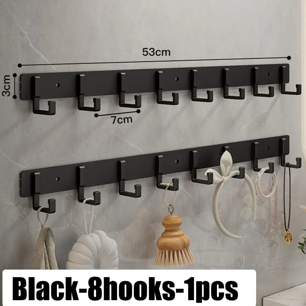 Modern Black Wall Coat Rack