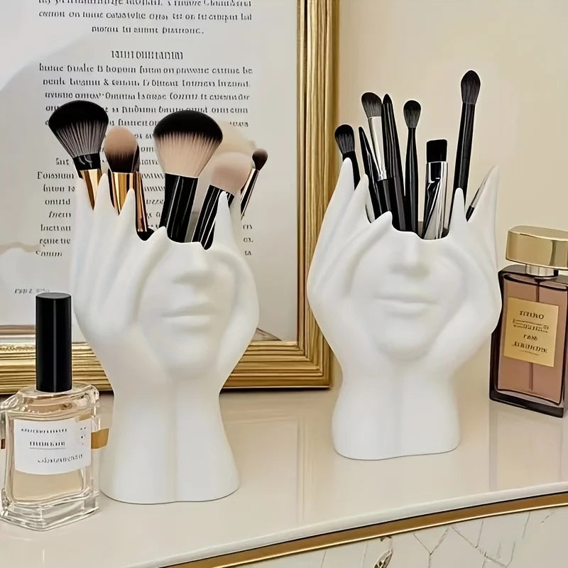 Human Body Art Makeup Brush Storage Box