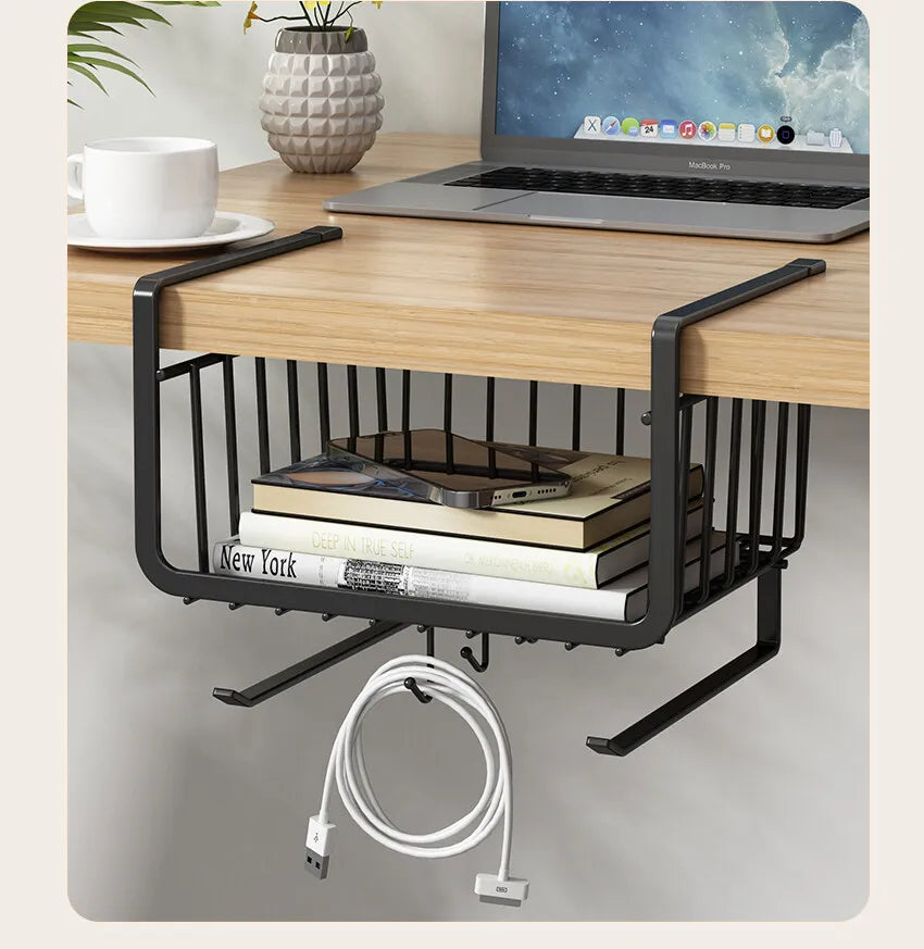 Under-Cabinet Sliding Storage Basket