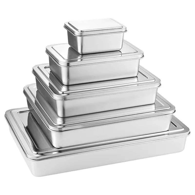 Stainless Steel Food Storage Tray