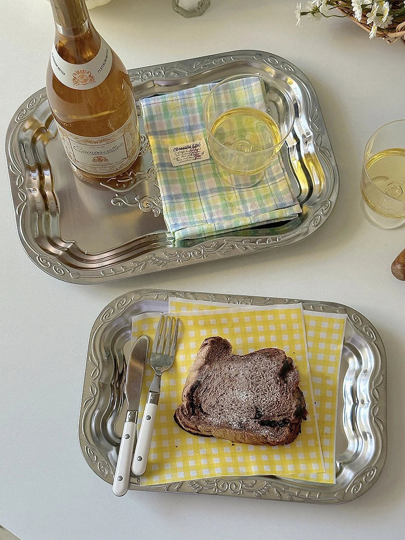 Vintage Restaurant Serving Tray