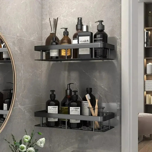 Easy-Mount Bathroom Shelf