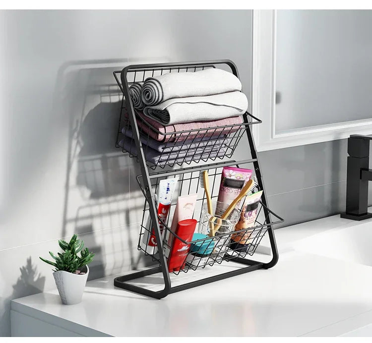 Fruit basket,,vegetable basket,Kitchen countertop storage basket,Wire removable storage rack,Spices and snack racks