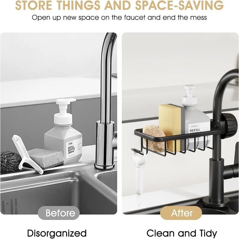 Multi-Use Sink Storage Rack