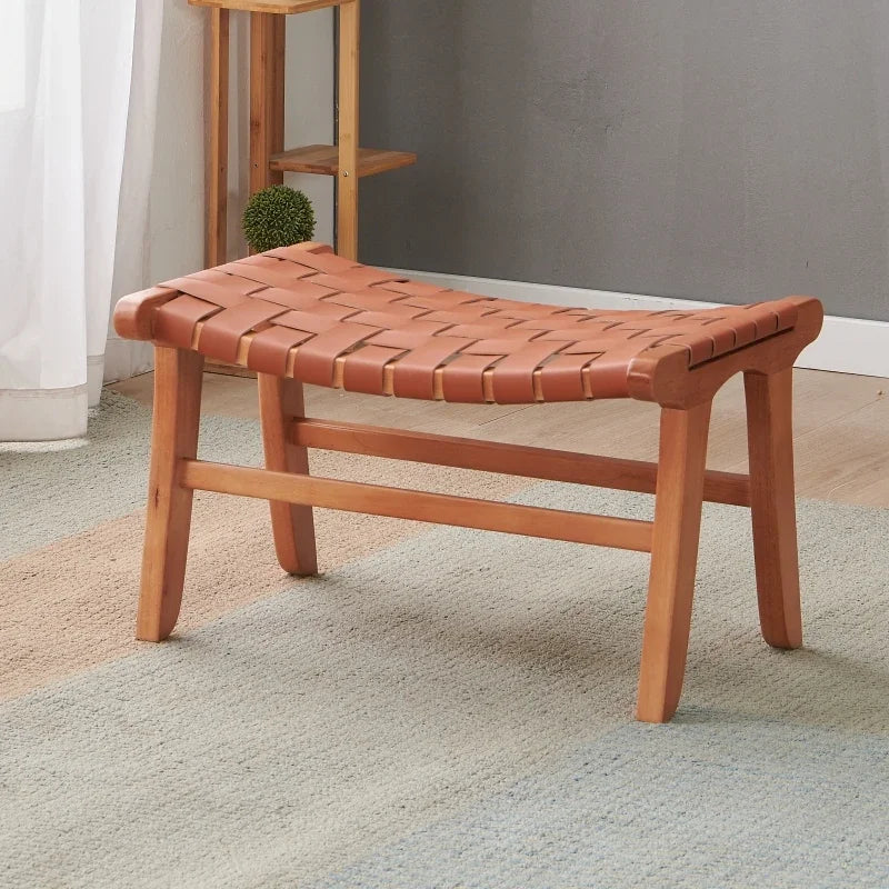Handwoven Rattan Stool