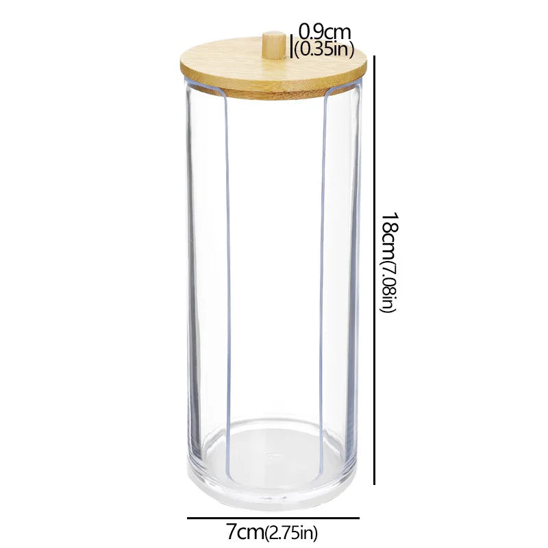 Clear Bathroom Storage Jar