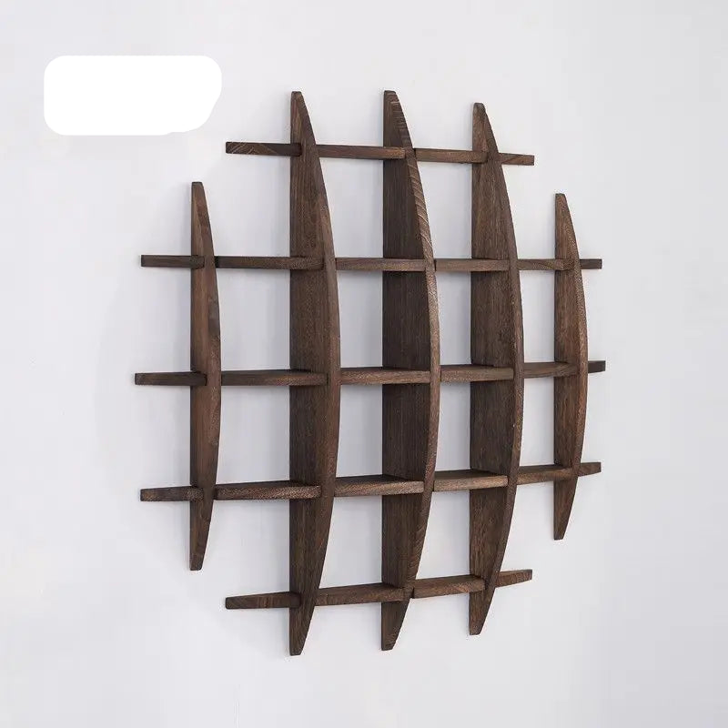 Minimalist Chinese Style Tea Set Display Rack