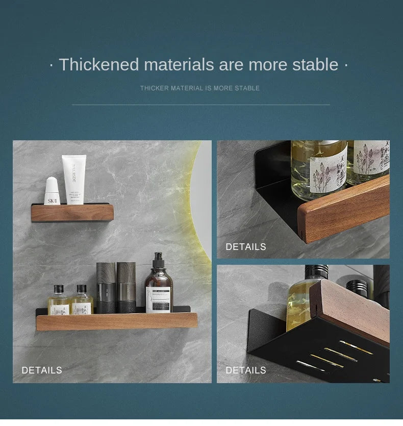 Rustic Wooden Kitchen Shelf