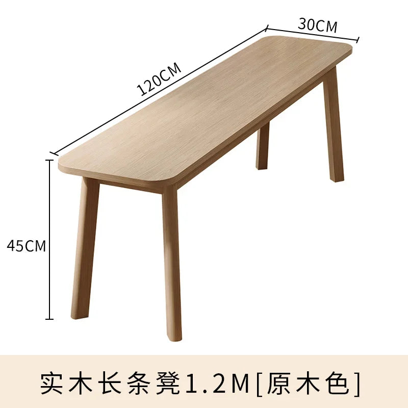 Walnut Bed Tail Stool Household Double Dining bench Can Sit Type Change Shoe Stool Fitting Room Rest Stool Chinese Style