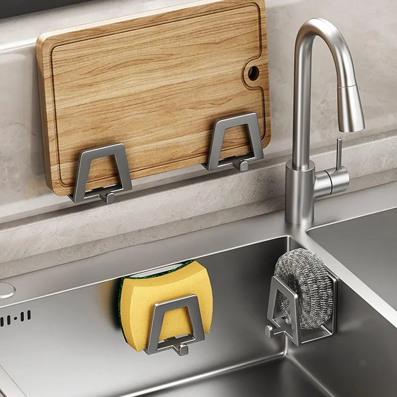 Carbon Steel Self-Adhesive Sponge Holder