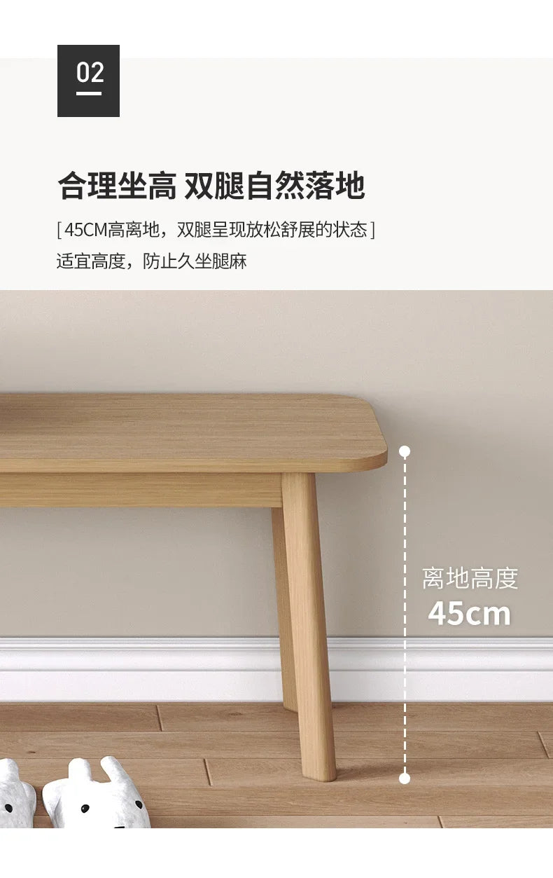 Walnut Bed Tail Stool Household Double Dining bench Can Sit Type Change Shoe Stool Fitting Room Rest Stool Chinese Style