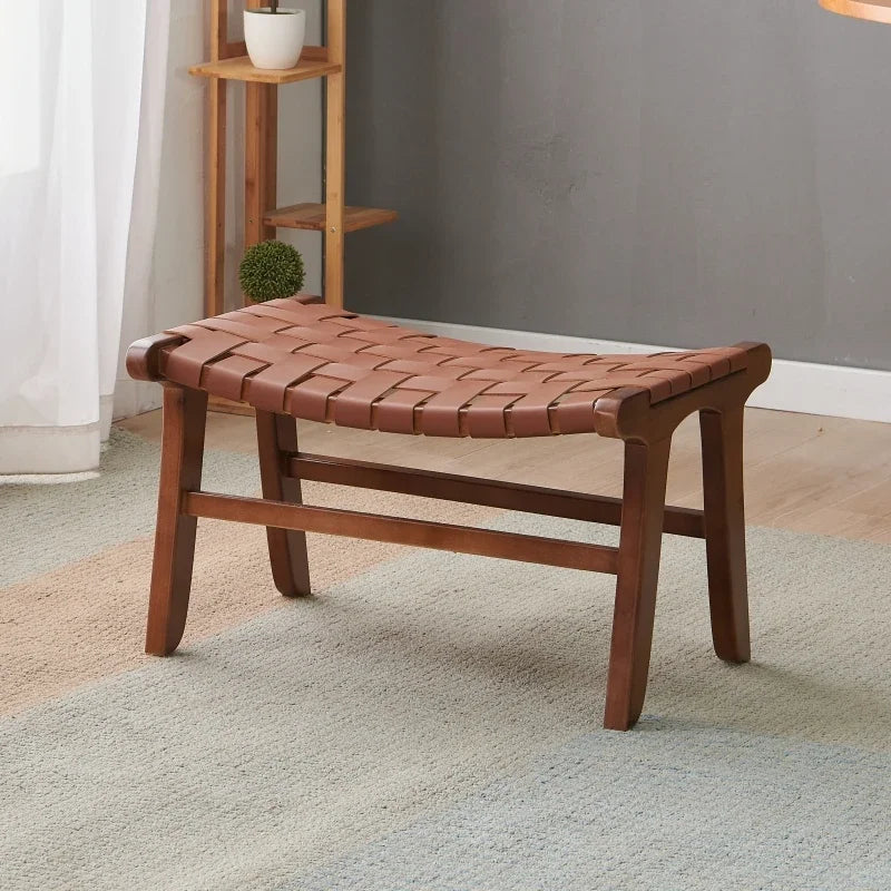 Handwoven Rattan Stool
