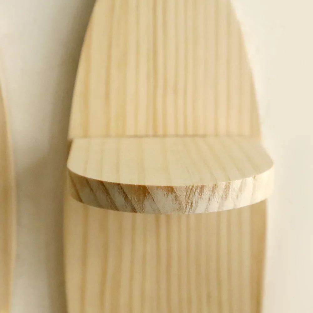 Oval Solid Wood Floating Shelf