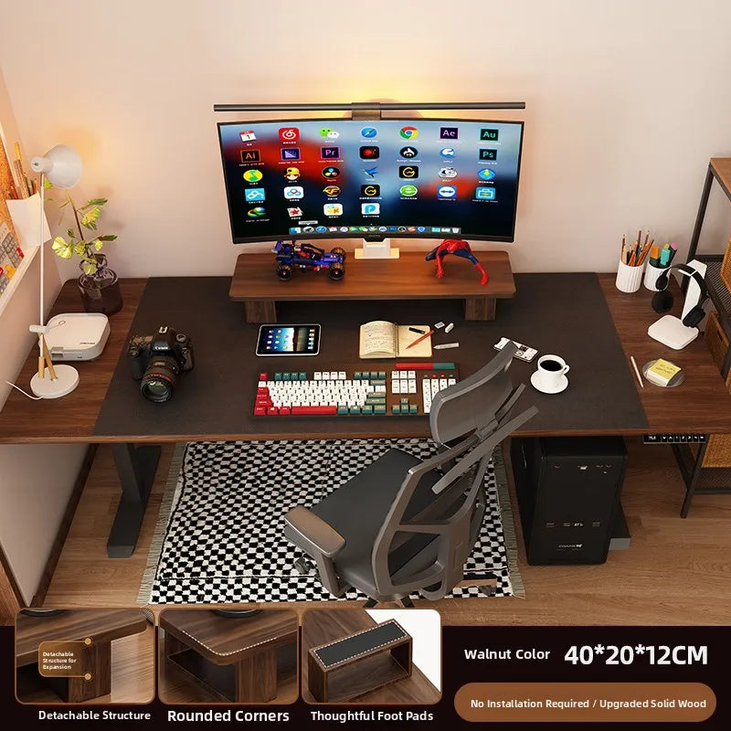 Wooden Desktop Monitor Stand