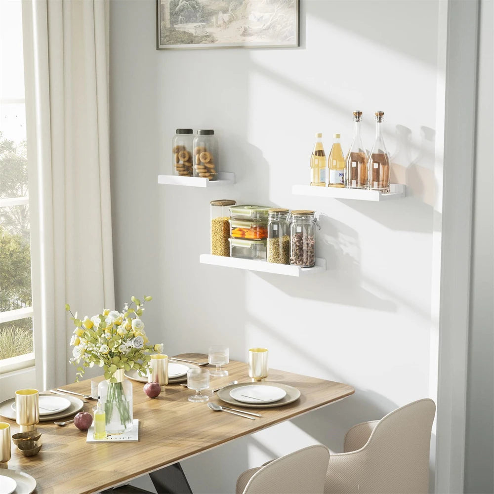 Modern Wooden Floating Shelves