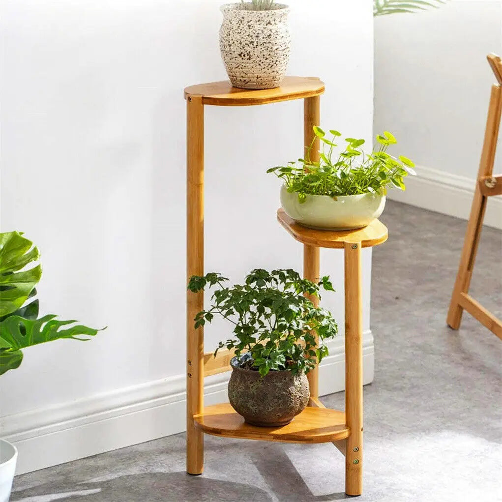 3-Tier Bamboo Plant Stand