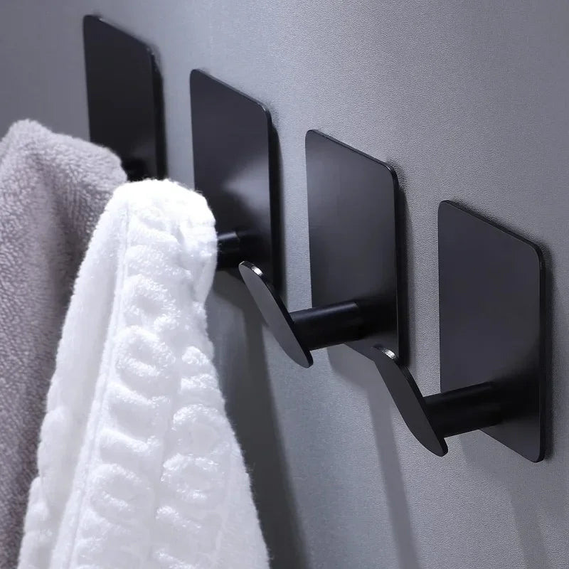 Modern Stainless Steel Adhesive Robe Hooks