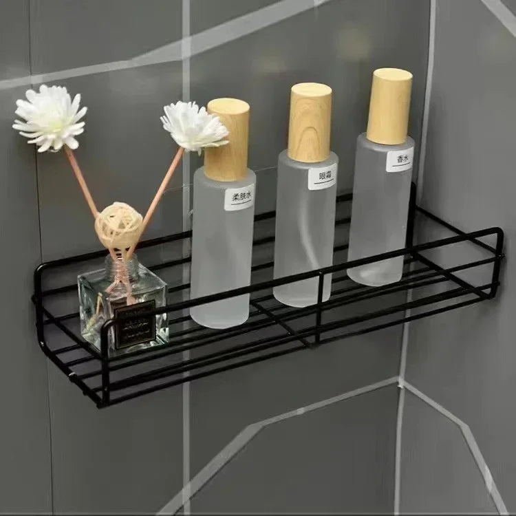 Corner Wall-Mounted Bathroom Shelf