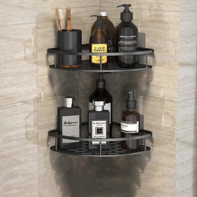 Modern  Bathroom Storage Rack - No-Drill