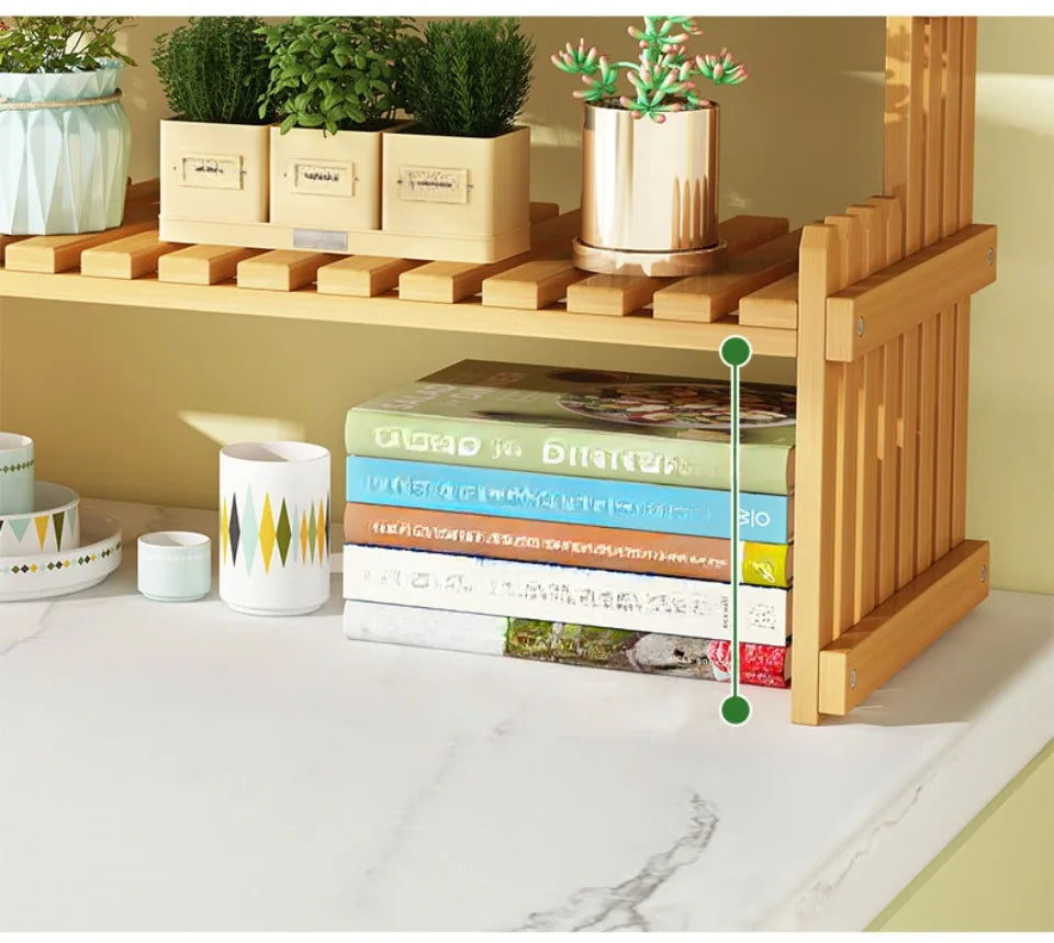 Indoor Plants Holder Wood Shelf Pot Organizer Bookshelf Balcony Bay Window Small Plant Flower Rack Storage Flower Pot Shelves