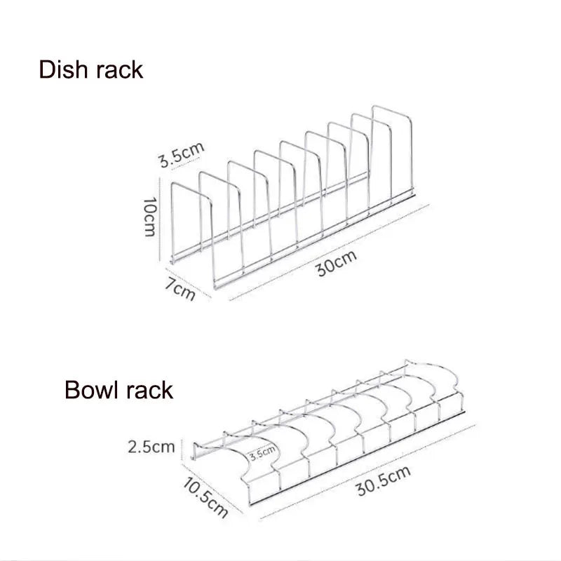 Stainless Steel Multifunctional Kitchen Organizer & Draining Rack
