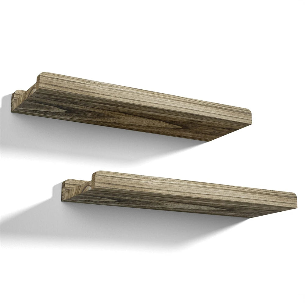 Modern Wooden Floating Shelves