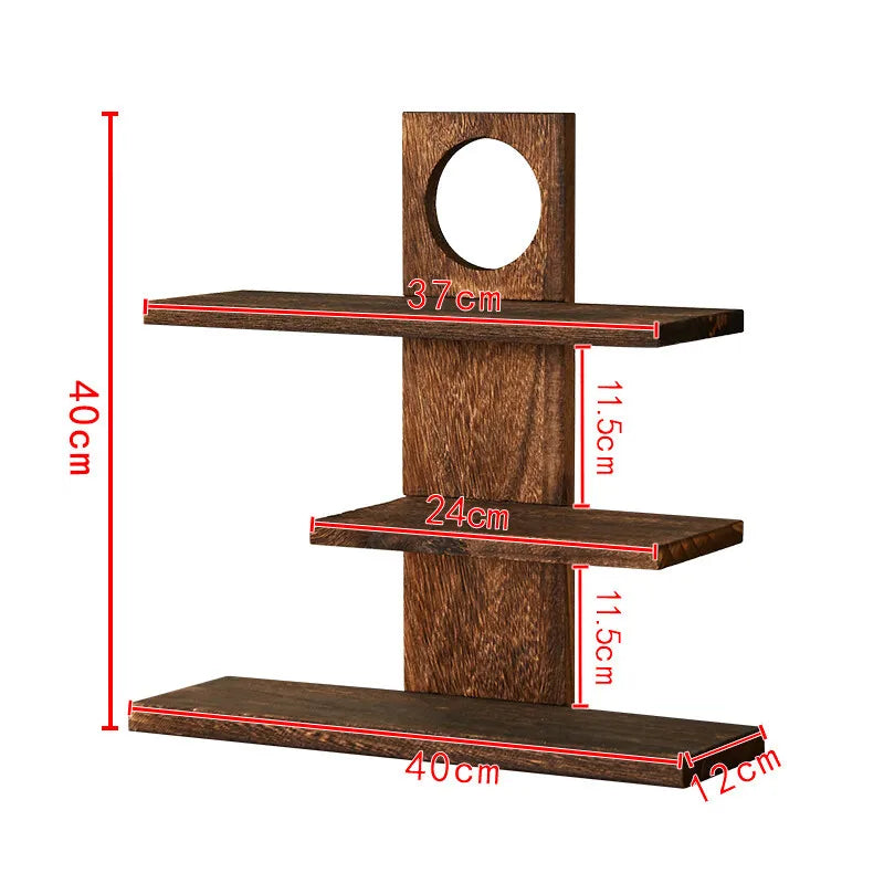 Antique Solid Wood Desktop Rack