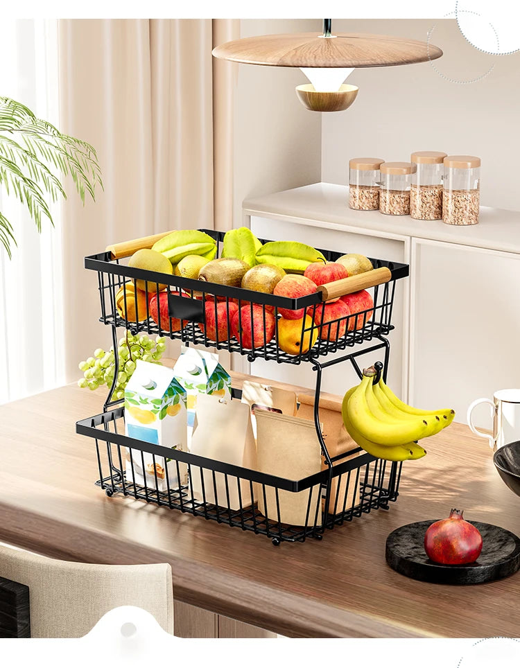 Metal Fruit & Veggie Basket