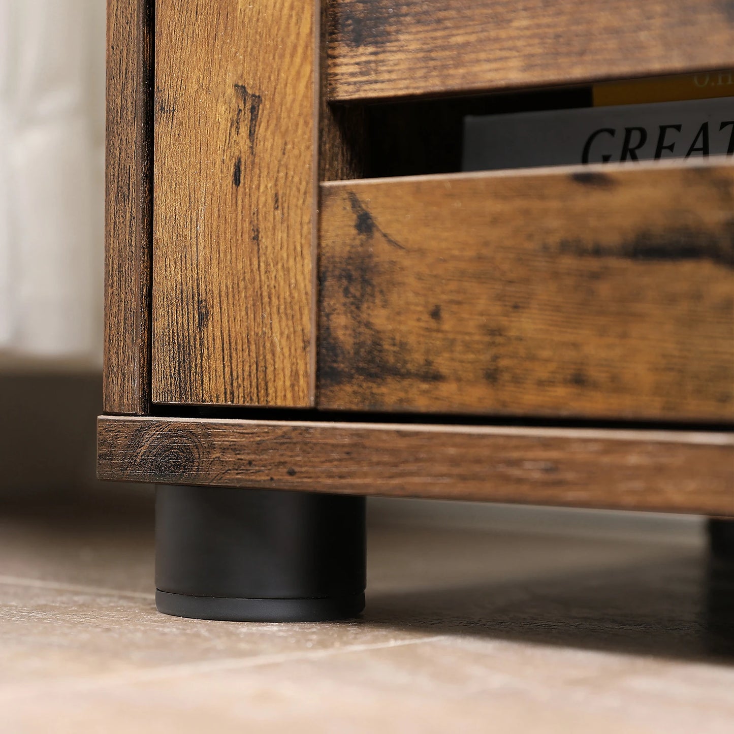 Rustic Wood Bathroom Cabinet