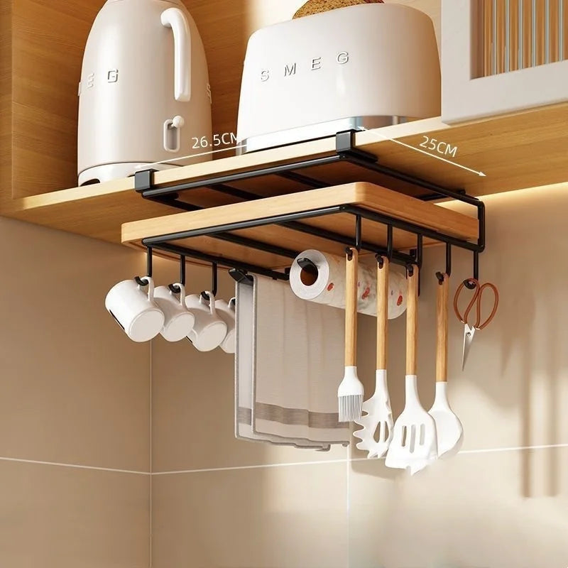 Under-Cabinet Hanging Storage Rack