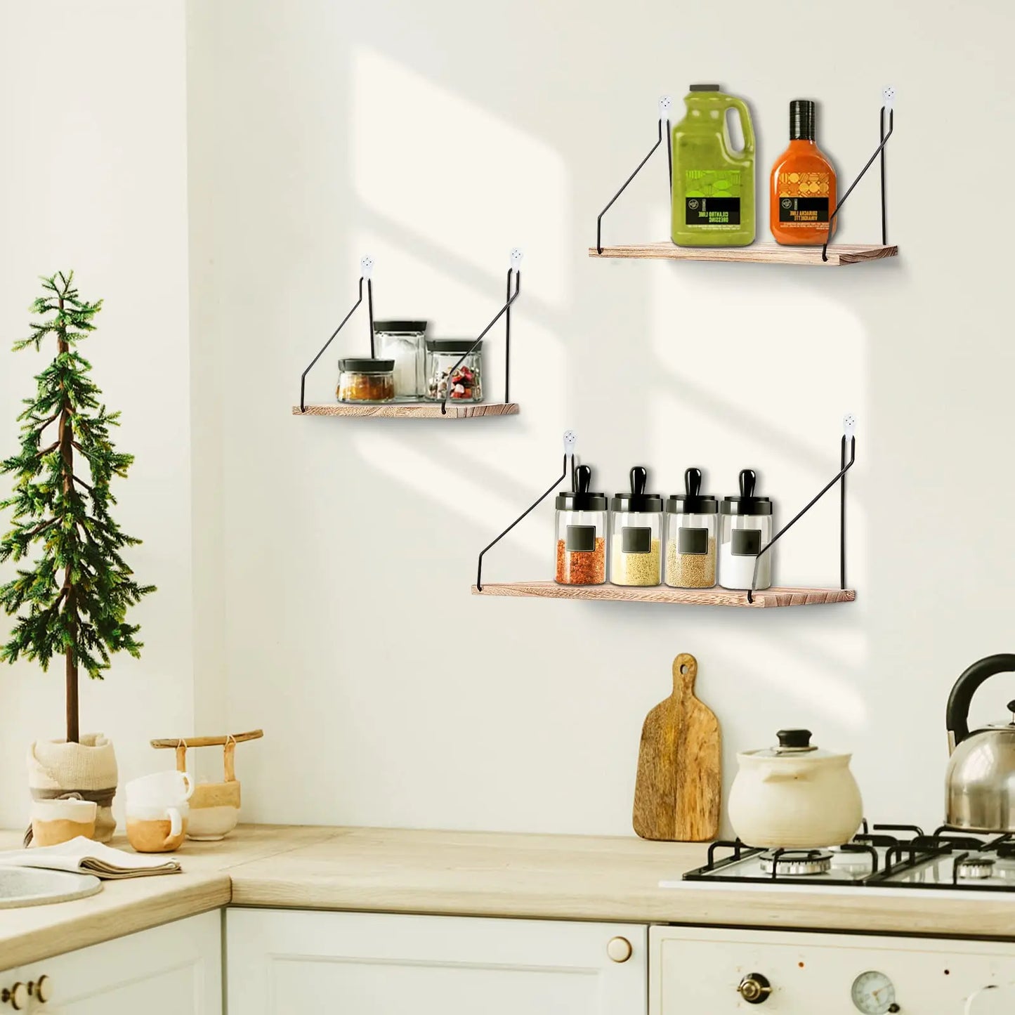 Handmade Wooden Floating Shelf