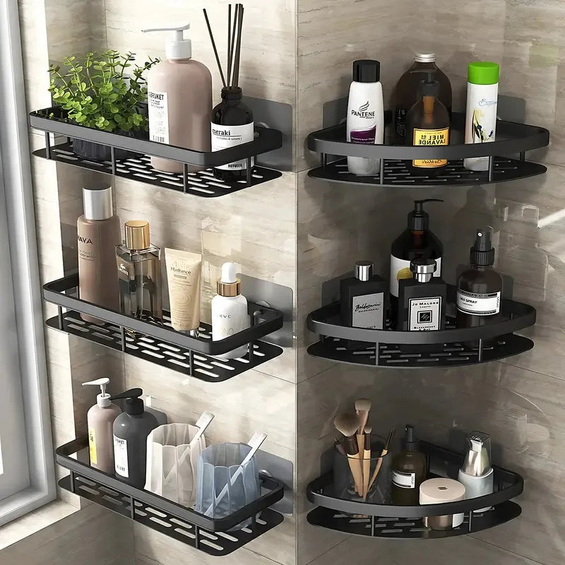 Bathroom Corner Shampoo Storage Organizer