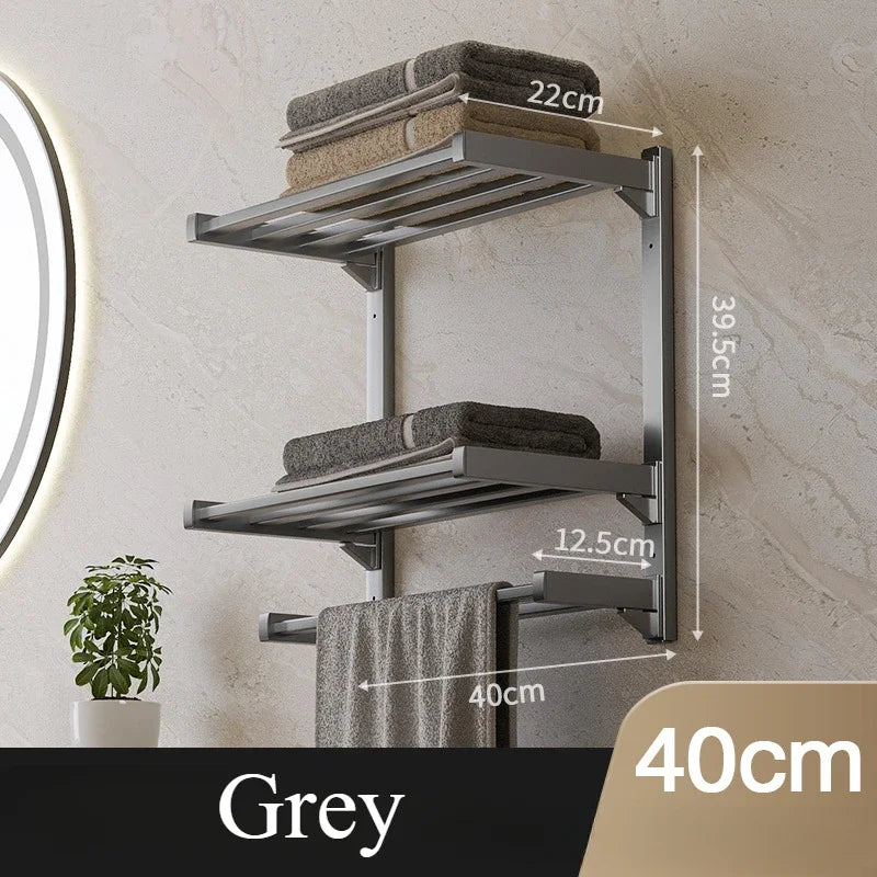 Wall-Mounted Towel Rack