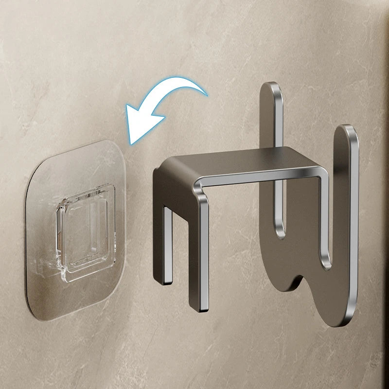 Space-Saving Wall-Mounted Slipper Rack
