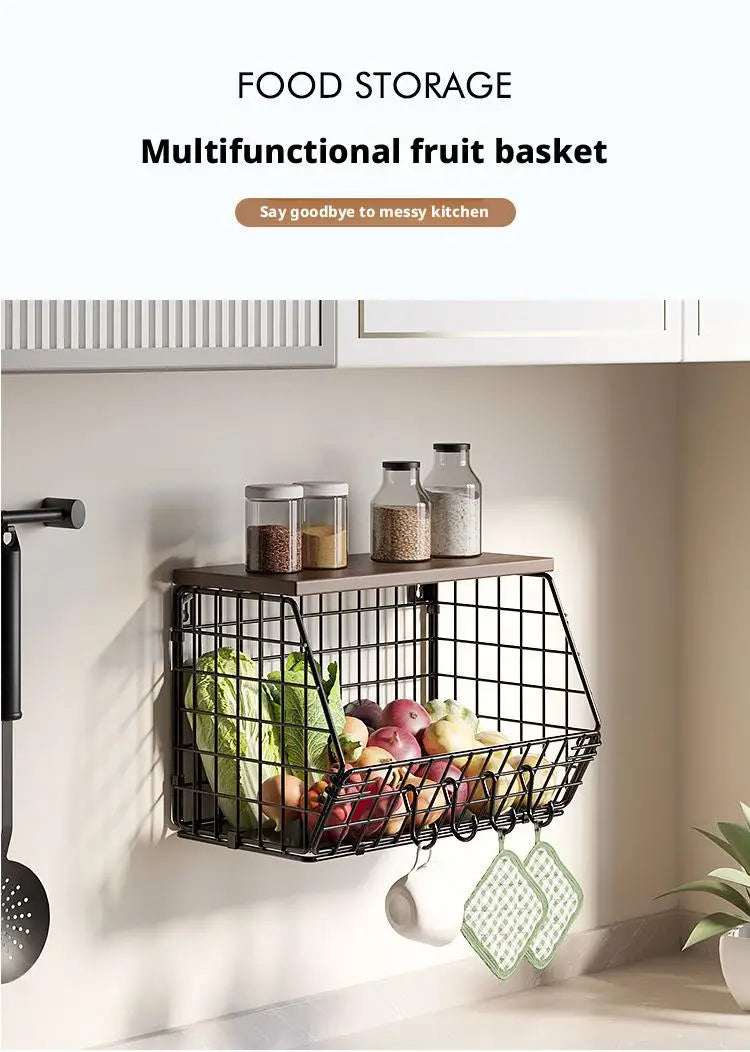 Stackable Wire Fruit & Veggie Baskets