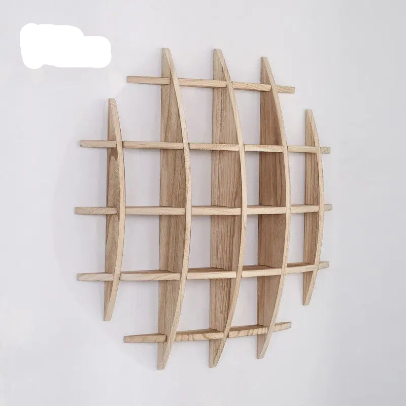 Minimalist Chinese Style Tea Set Display Rack